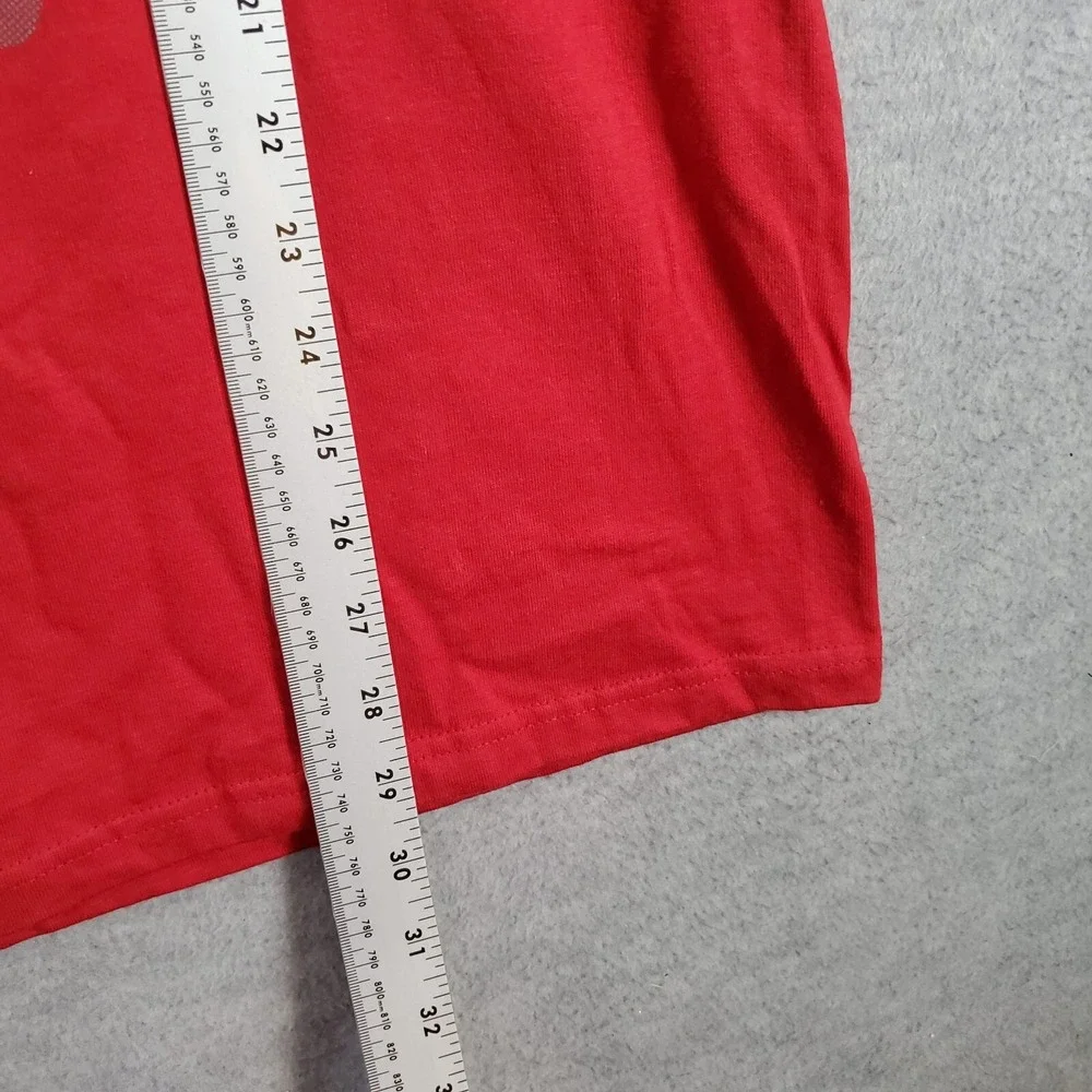 VINTAGE Air Jordan Men Shirt Medium Red Michael Jordan Career‎ Highlights Tee